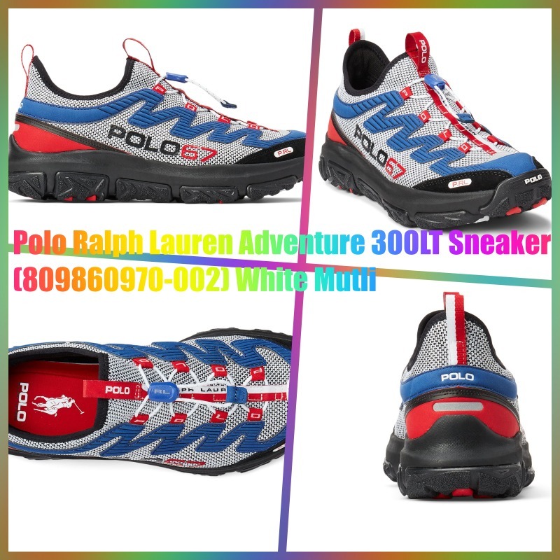 ★ラルフ ローレン★Adventure 300LT Sneaker★White Mutli