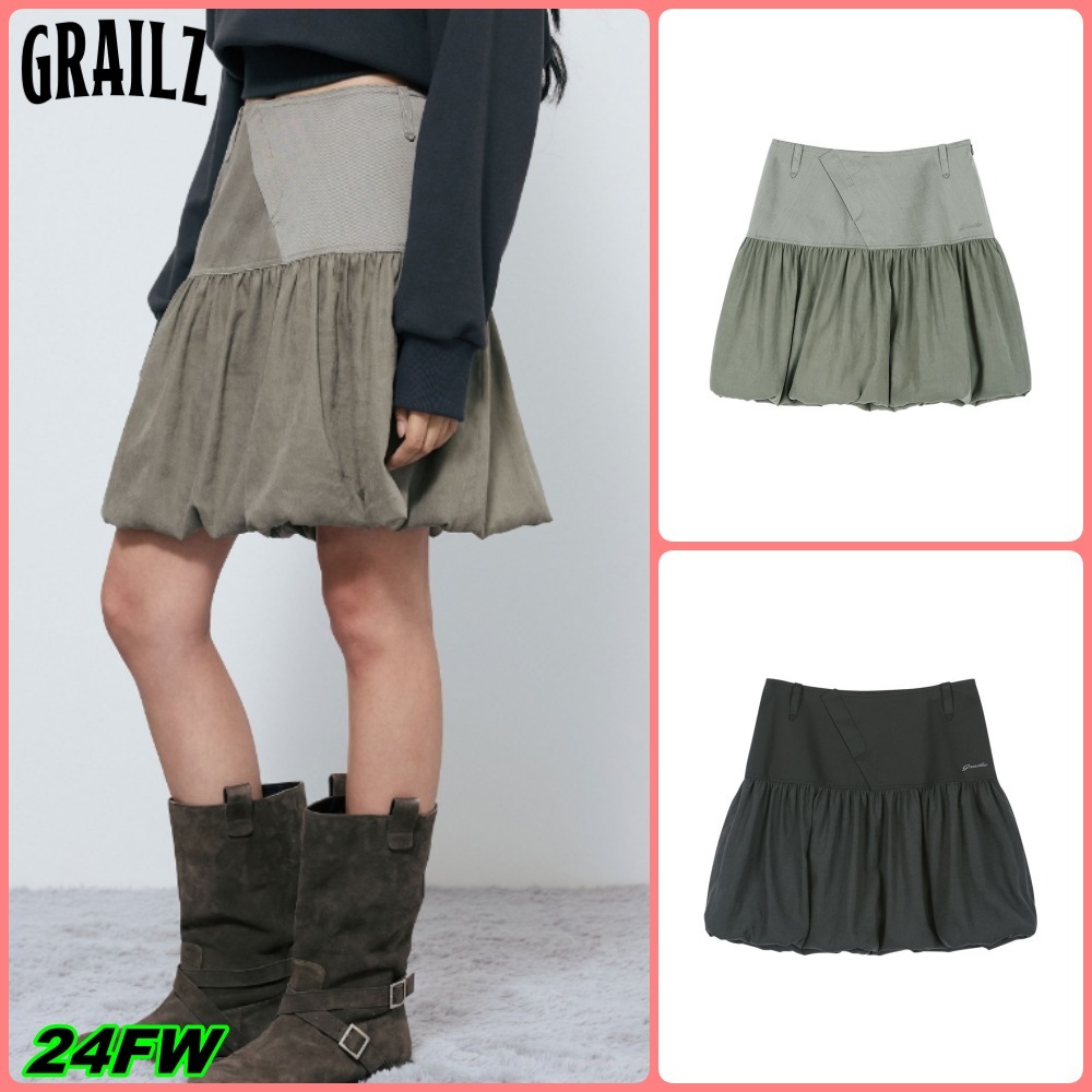 【Grailz】24FW LAYERED PUFF SKIRT