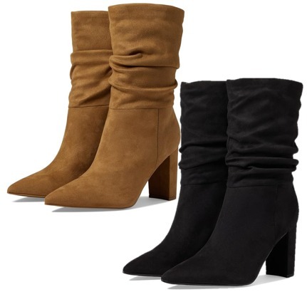 Nine West ナイン ウエスト スエード スラウチデザイン ブーツ