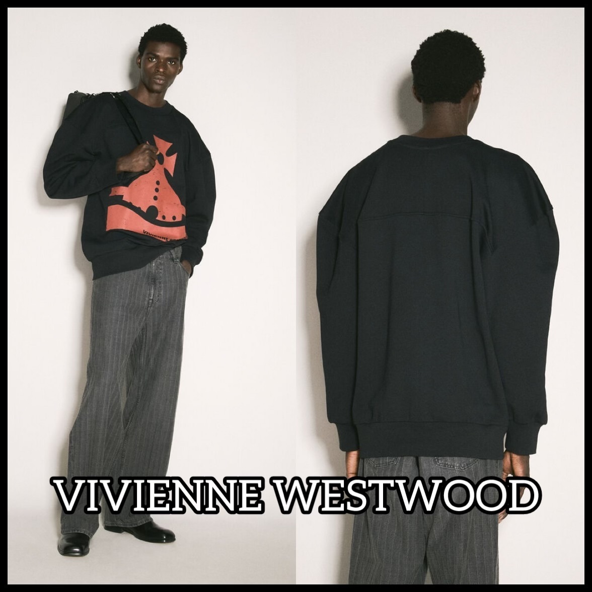 【VIVIENNE WESTWOOD】サンクンオーブサンダー スウェットシャツ