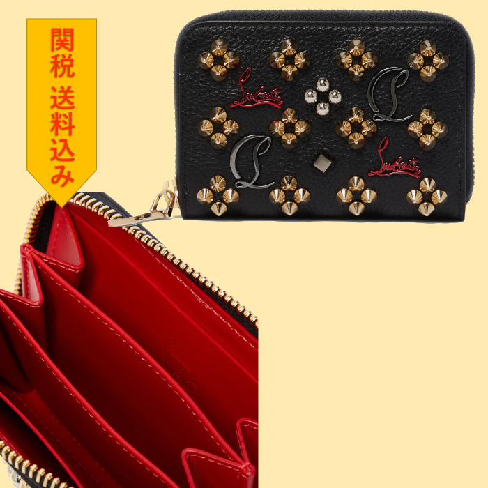 【Christian Louboutin】 パネットーネスタッズウォレット