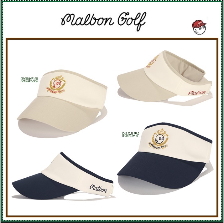 【MALBON】 Season Logo Visor ■WOMAN /追跡付