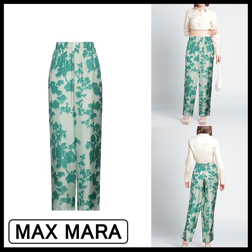 【MAX MARA】パンツ ライトグリーン