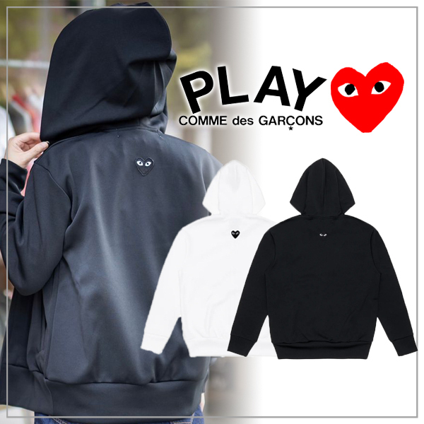 【COMME des GARCONS】PLAY バックハートロゴ フーディー