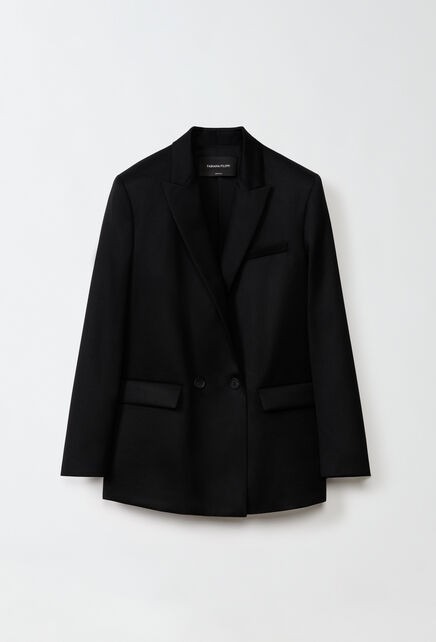 《送料無料》FABIANA FILIPPI Double-breasted jacket in wool