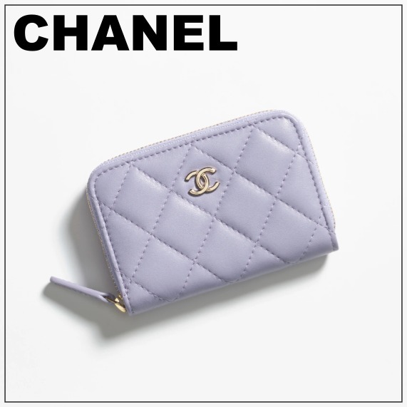 CHANEL 24A《優しげなカラー♪》クラシックコインパース