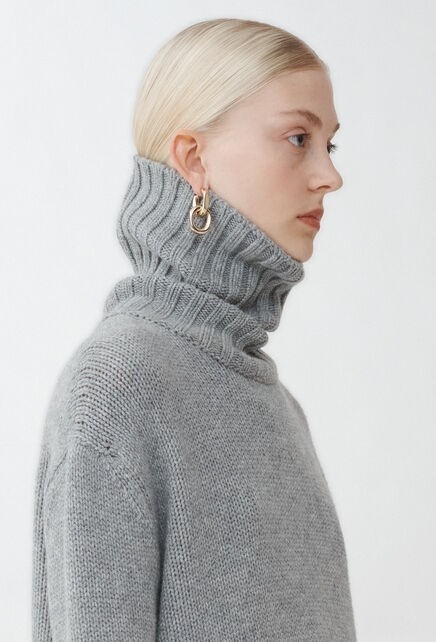 《送料無料》FABIANA FILIPPI Boxy sweater in Platinum