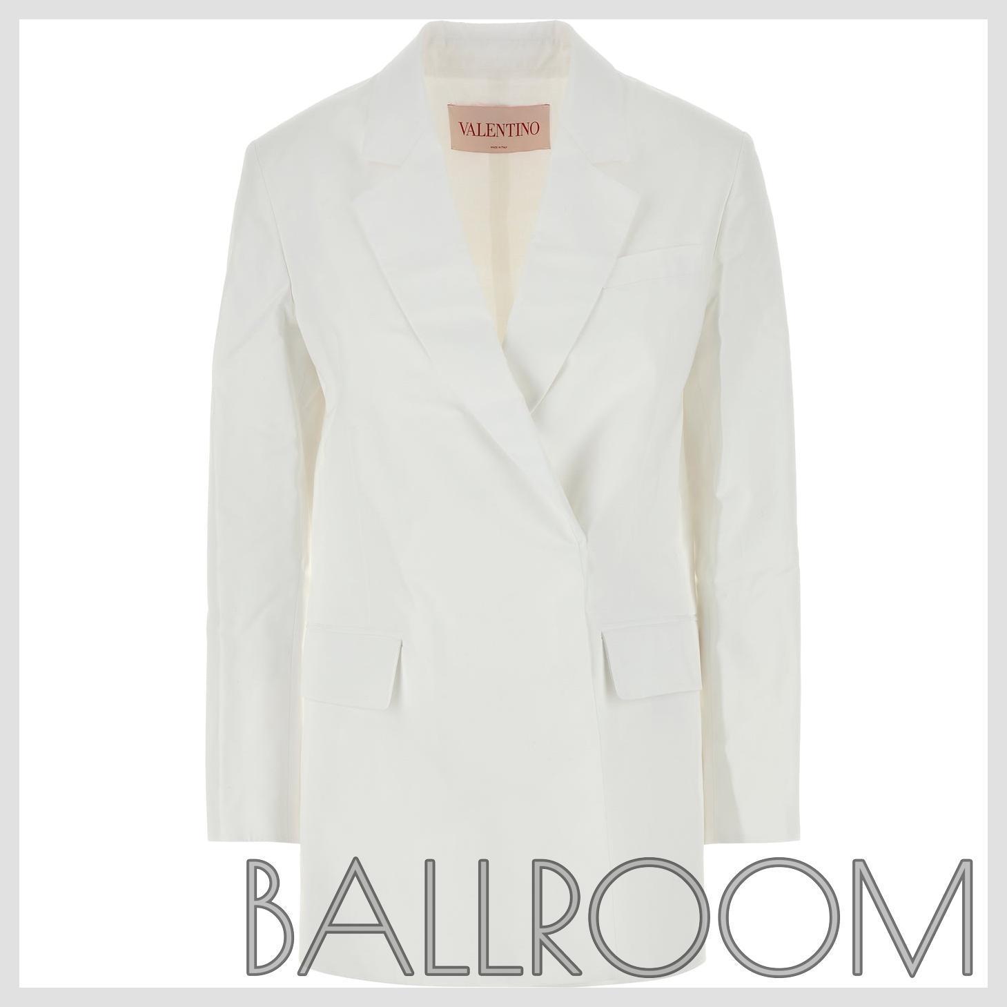 ジャケット VALENTINO WHITE COTTON BLAZER