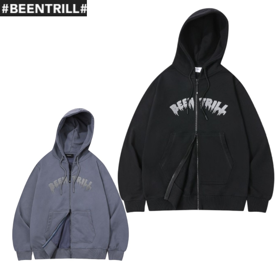 BEENTRILL■Drippy Two Way Hooded Zip-Up■送料込