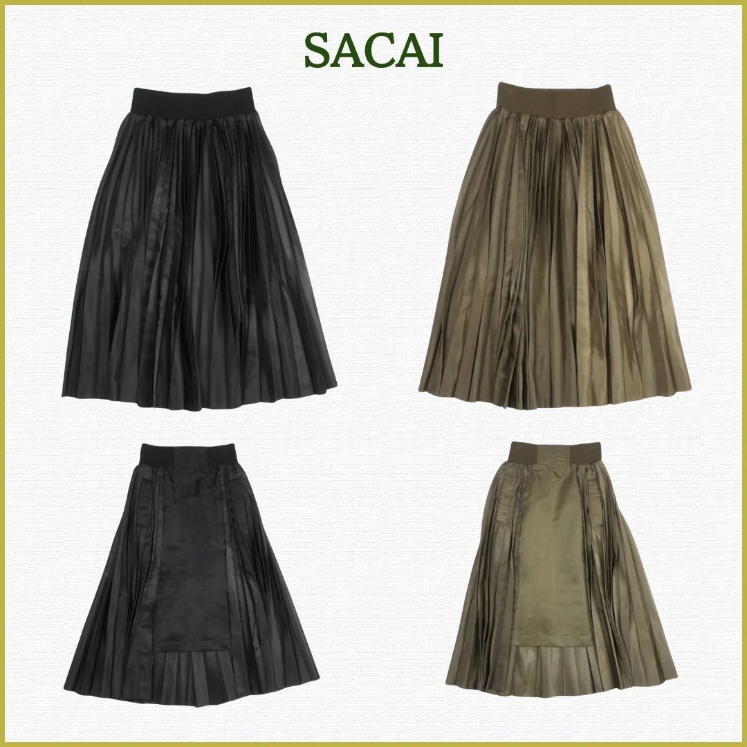 国内発送【sacai】Nylon Twill Skirt