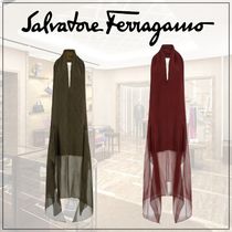 [Salvatore Ferragamo]シルククレポンヌドレス