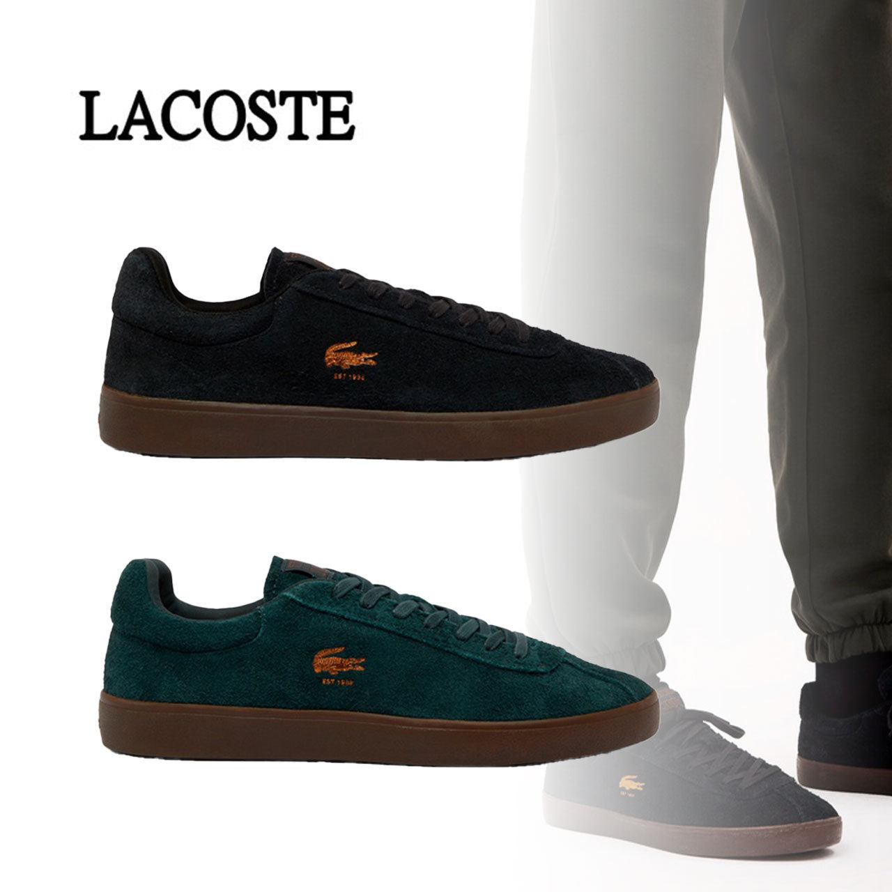 【LACOSTE】 メンズ BASESHOT 224 2 SMA
