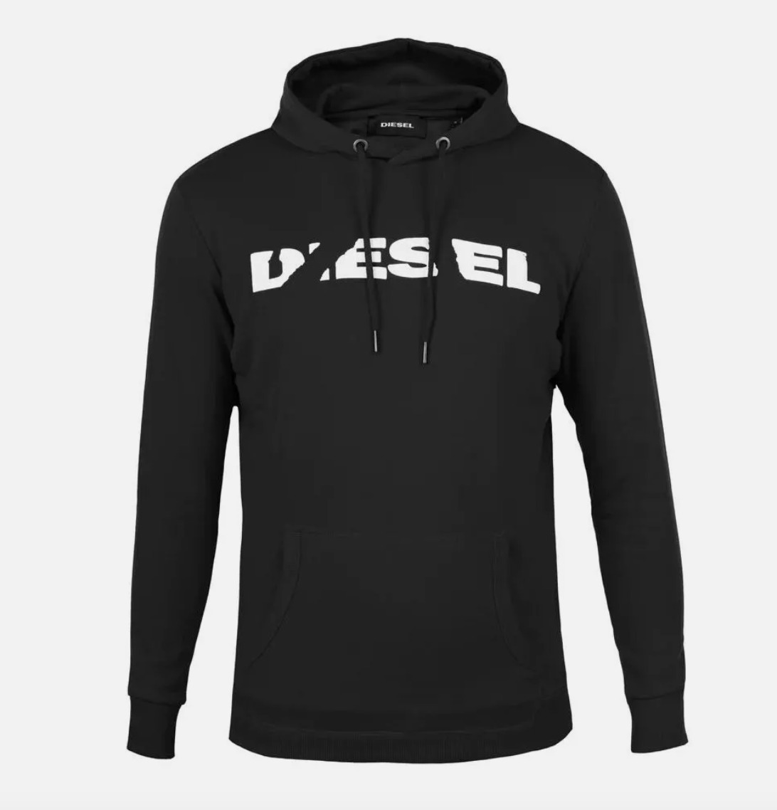 ＊大人気＊ DIESEL 3Dロゴ フーディー ブラック 送料・関税込み
