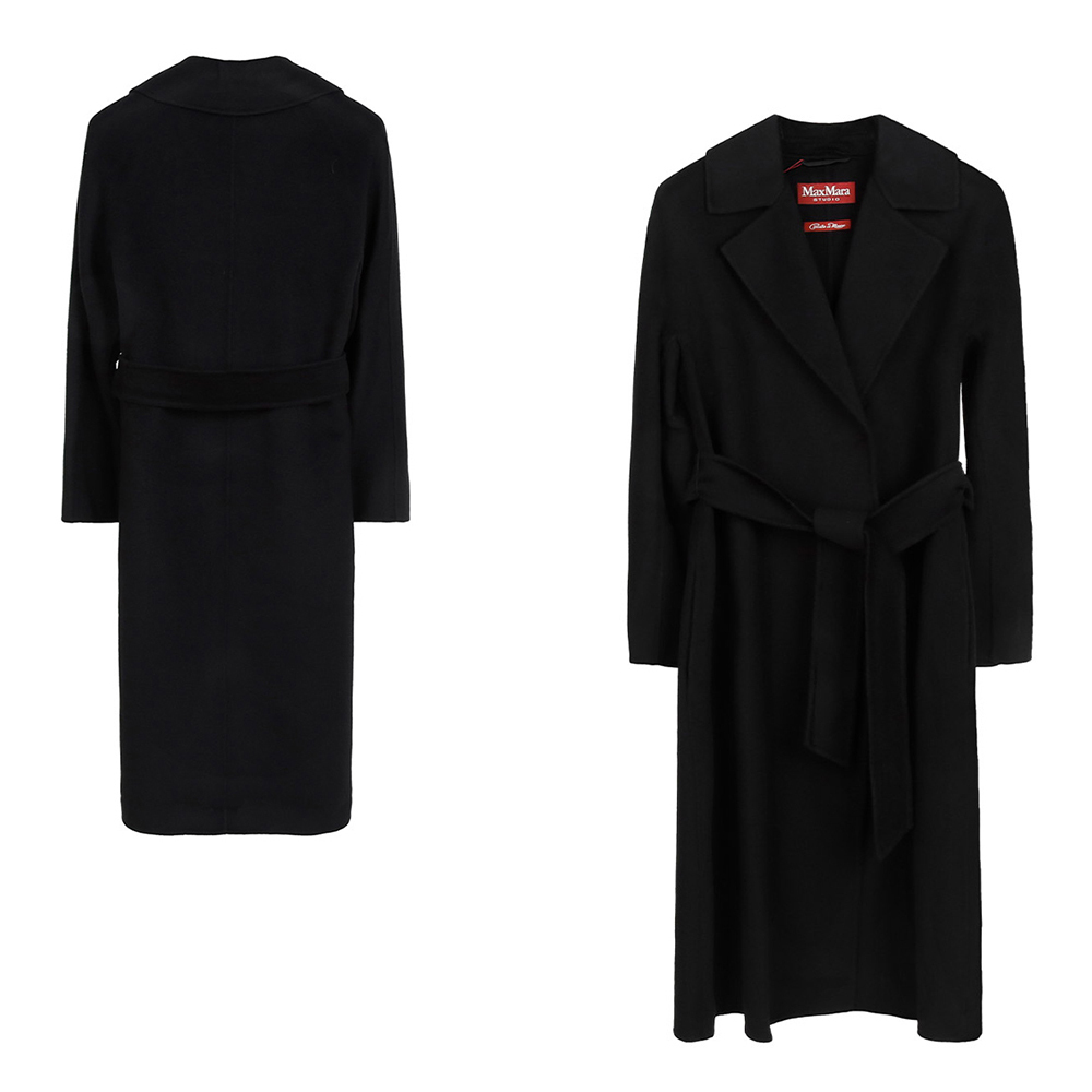 関税負担なし☆Max Mara Studio クレス ウール カシミヤ コート