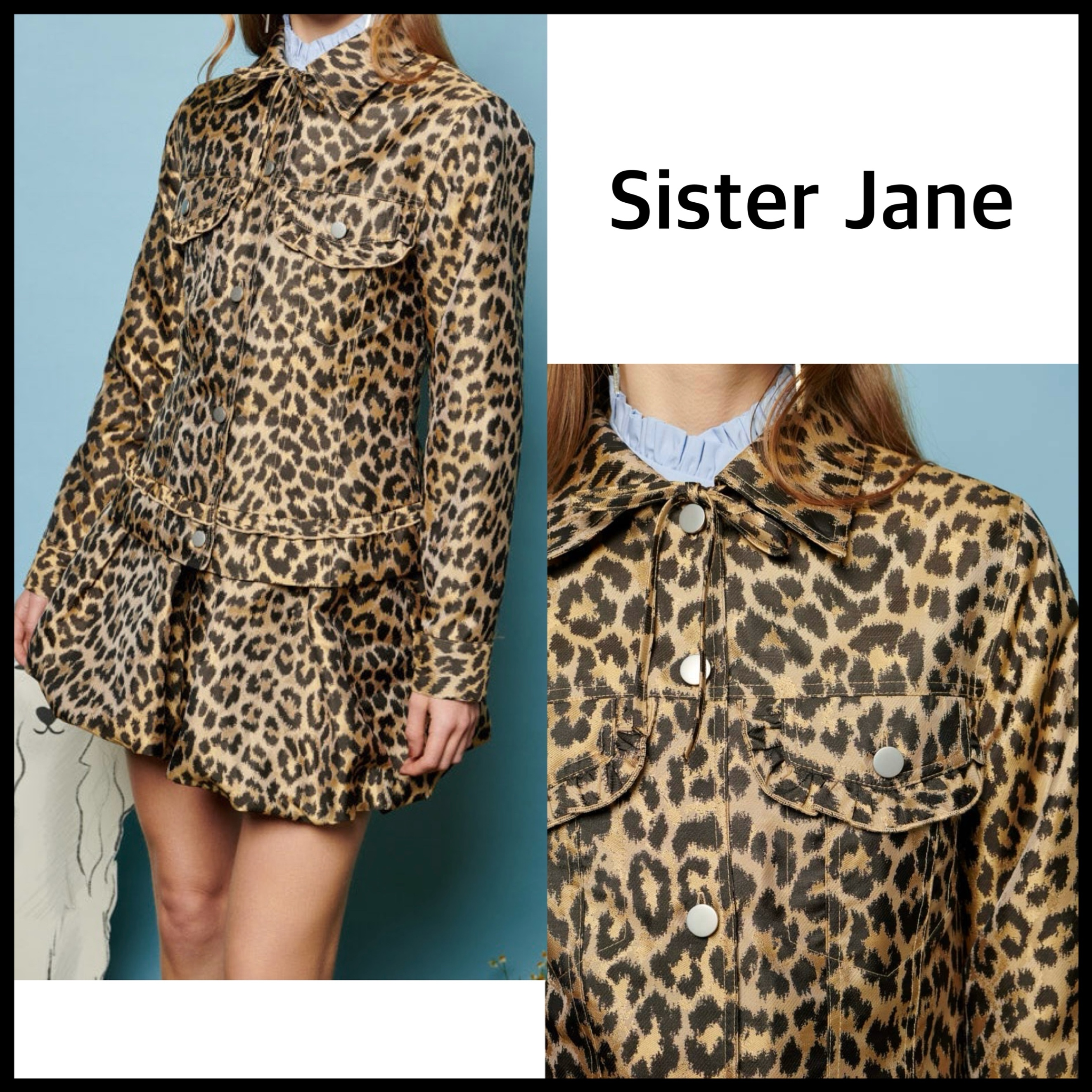 【Sister Jane】Lola ローラ レオパード ジャカード ジャケット