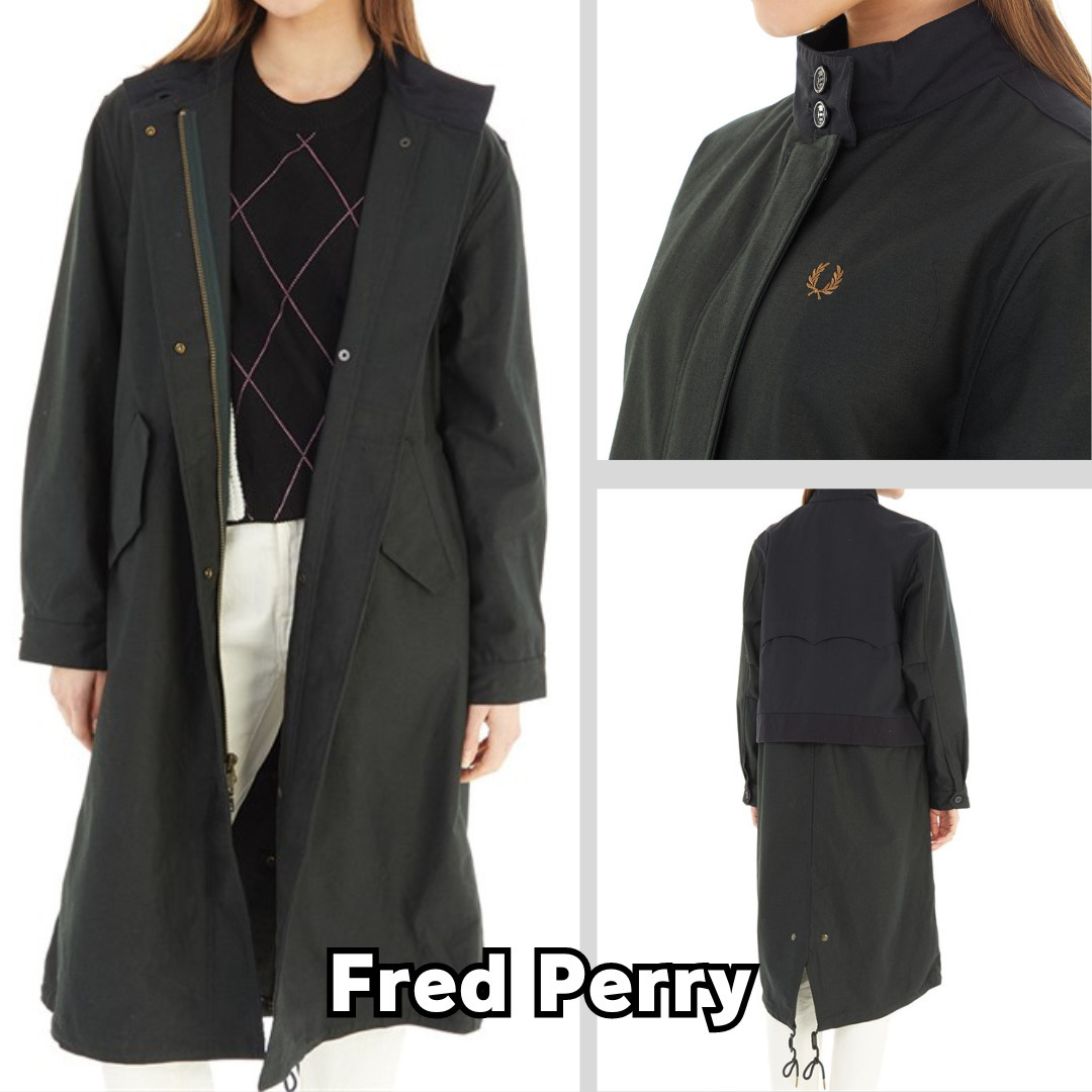 Fred Perry☆フィッシュテールジャケット グリーン【英国発】