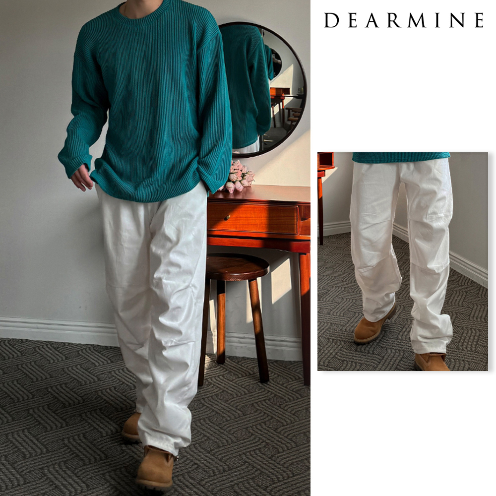 【DEARMINE】Roha Pintuck Para Jogger Pants