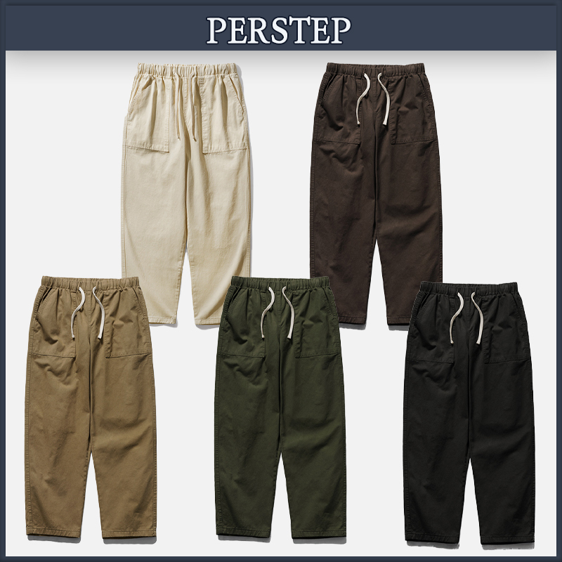 【PERSTEP】★男女兼用★24AW WASHED EASY FATIGUE PANTS
