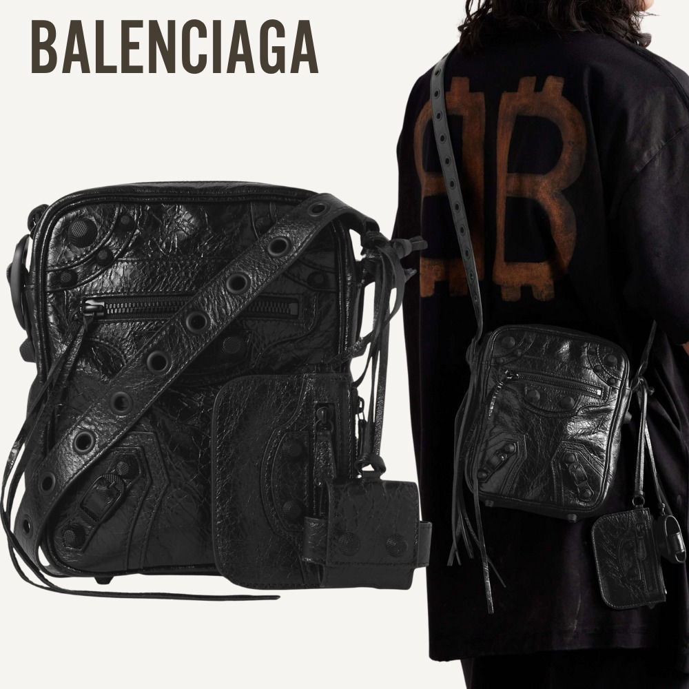 【BALENCIAGA】Le Cagole レザー メッセンジャーバッグ