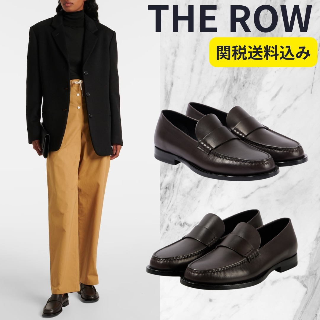 上品 ★ THE ROW ザ ロウ Novus leather loafers ローファー