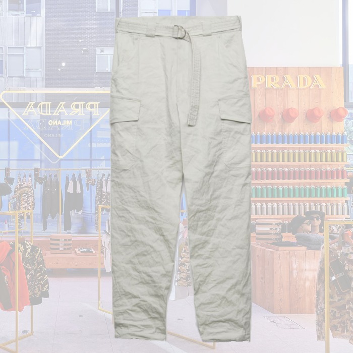 【24AW】ストレッチ・コットン・パンツ ◆プラダ◆人気