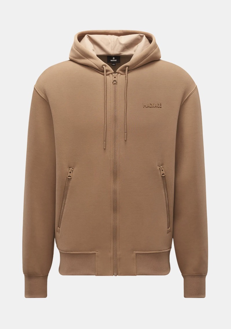 今年も人気の予感 ワントーンロゴ《Mackage》'Krystos' フーディ
