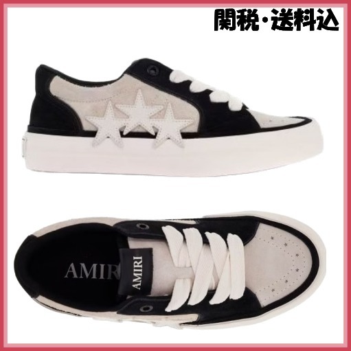 AMIRI ■アミリ ロゴ レザー sunset skate スニーカー
