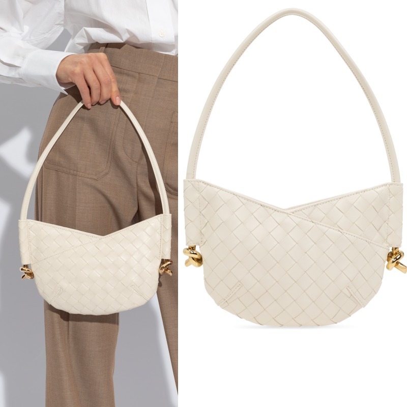 VIP価格★BOTTEGA VENETA★ミニ ソルスティス バッグ / ホワイト