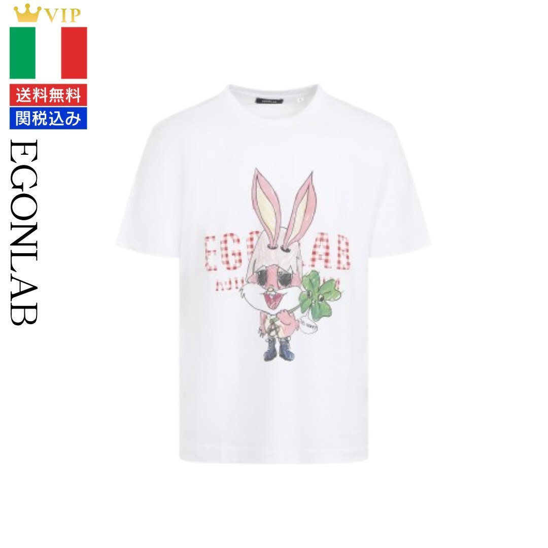 VIP【関税送料無料】希少 Egonlab Lapinou Tee Shirt