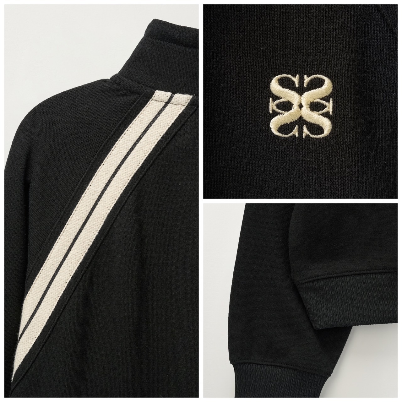 韓国SATUR セター】Lawton Half Zip-up Sweatshirt (SATUR