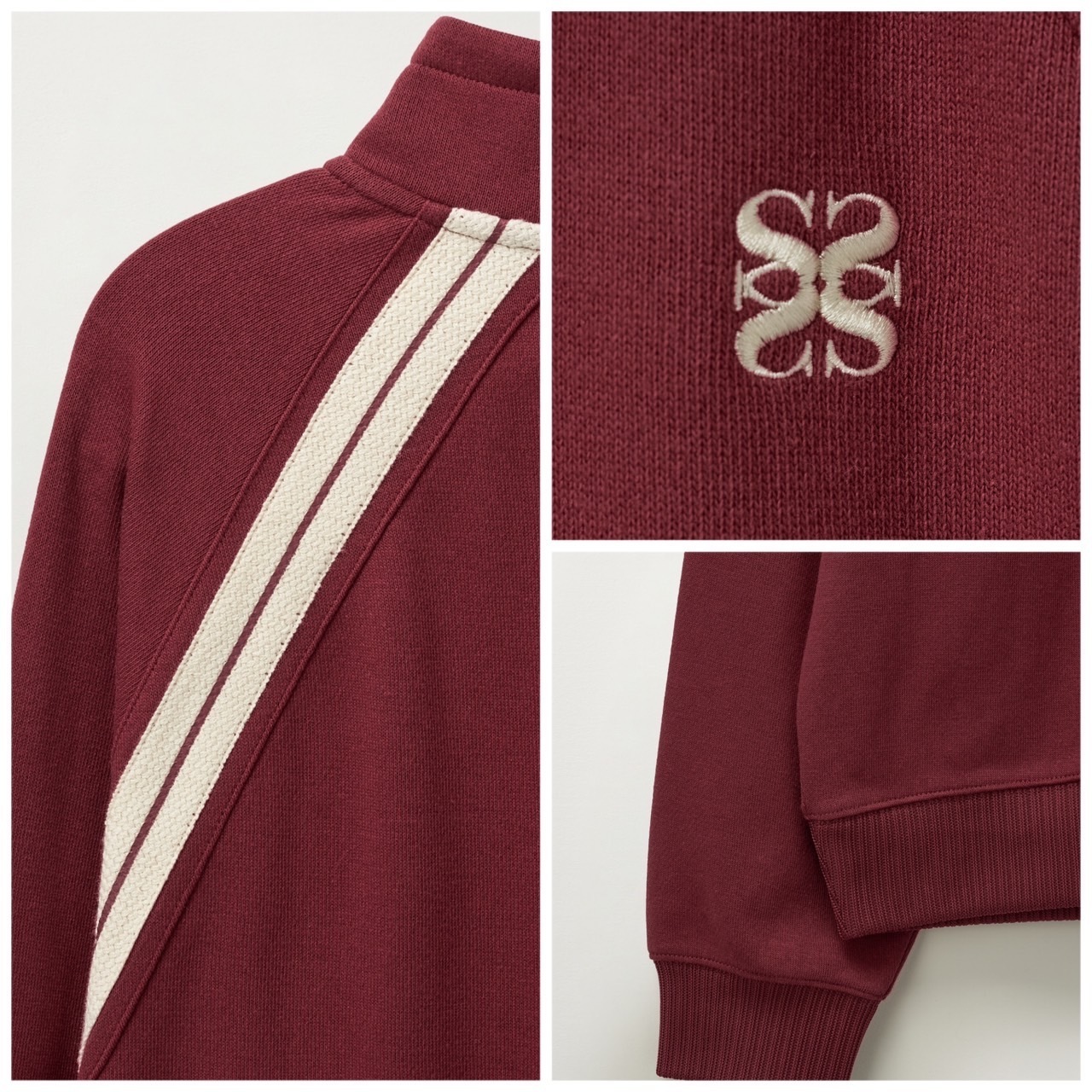 【韓国SATUR セター】Lawton Half Zip-up Sweatshirt 韓国SATUR セター】Lawton Half Zip-up Sweatshirt (SATUR
