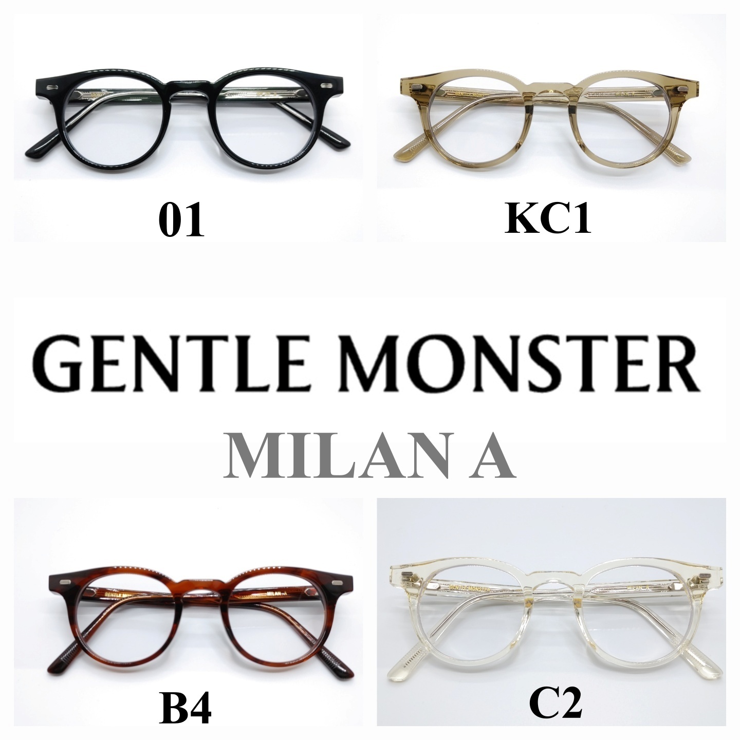 【MILAN A】★小さなラウンド円形フレーム★ユニセックス★★