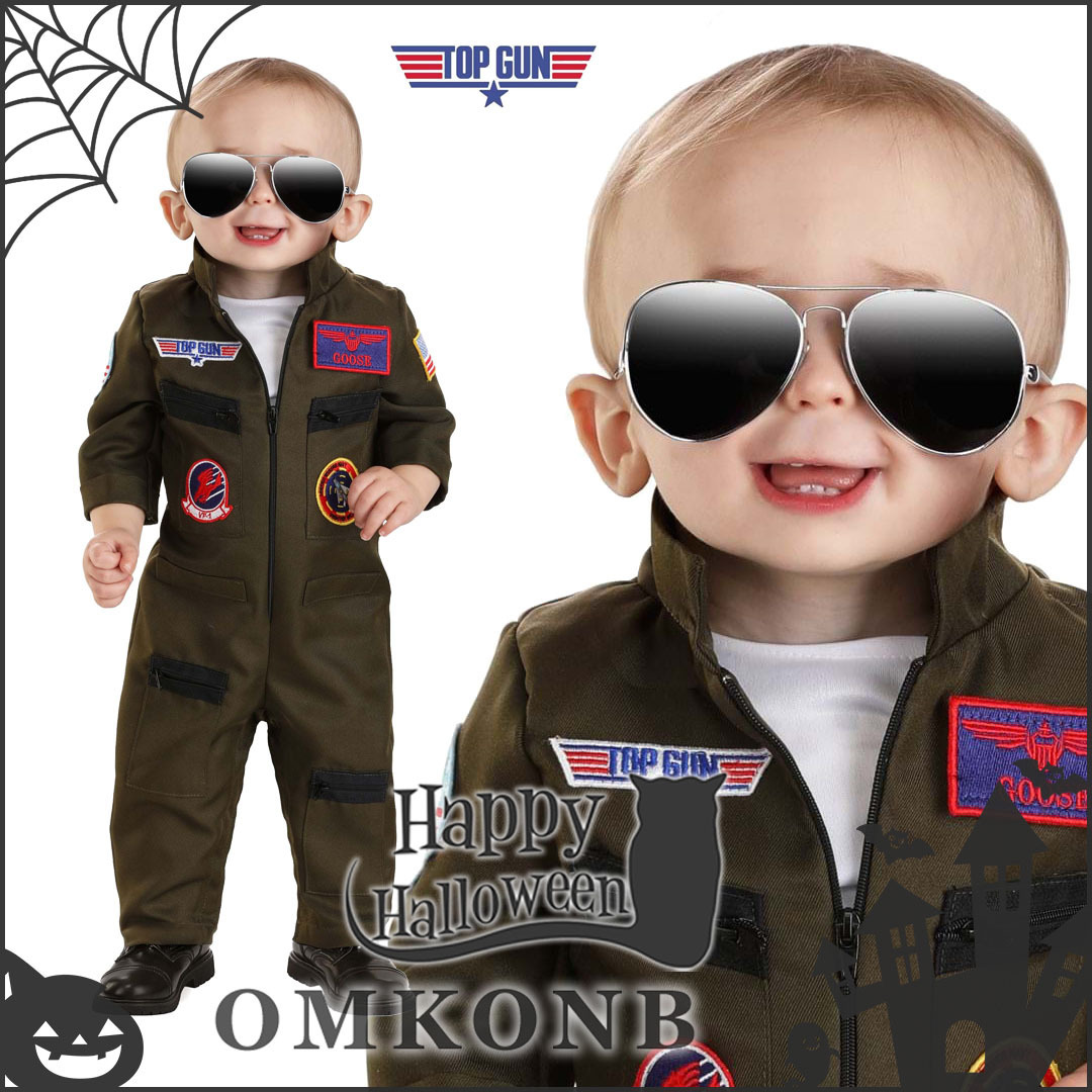 【国内発送・関税込】ハロウィン★ベビートップガンコスチューム