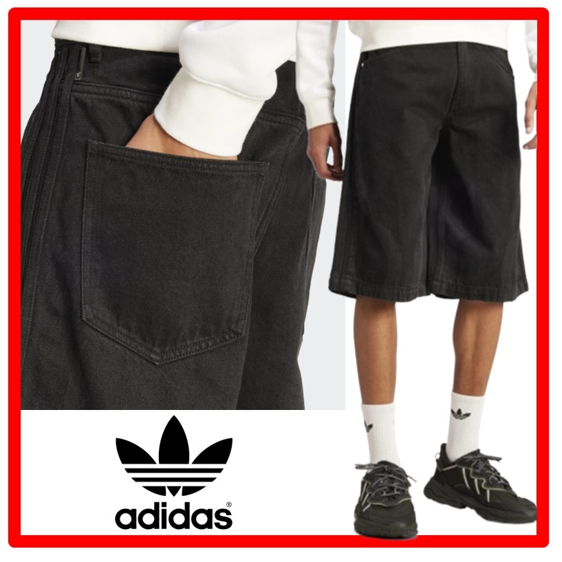 ★人気★【adidas】★ハーフパンツ フレーム デニムショーツ★