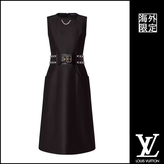 【ルイヴィトン】スタッズベルトドレス シルエットの美