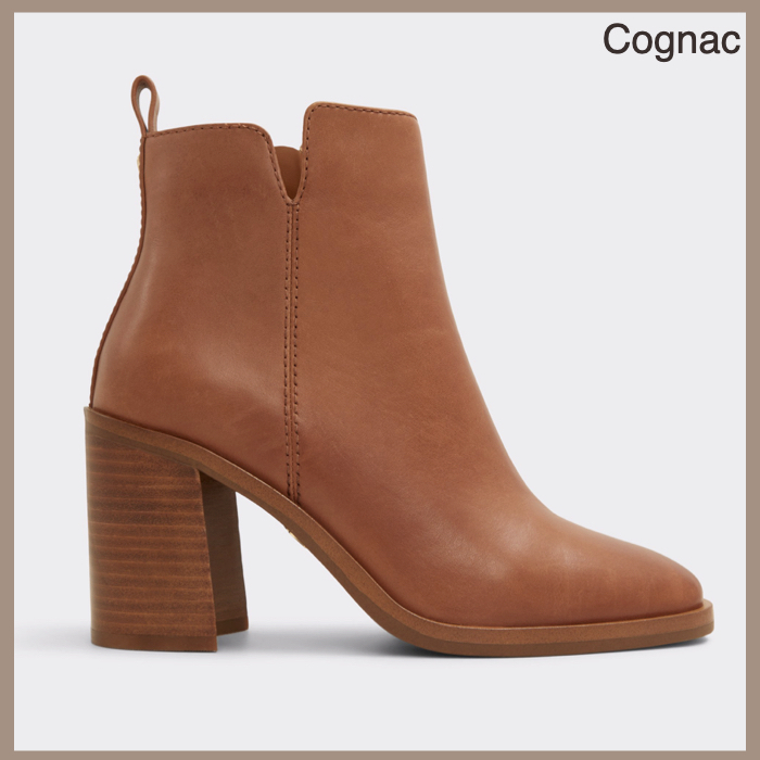 【ALDO】本革レザー★上品★シンプル★アンクル・ブーツ★ 7.6cm