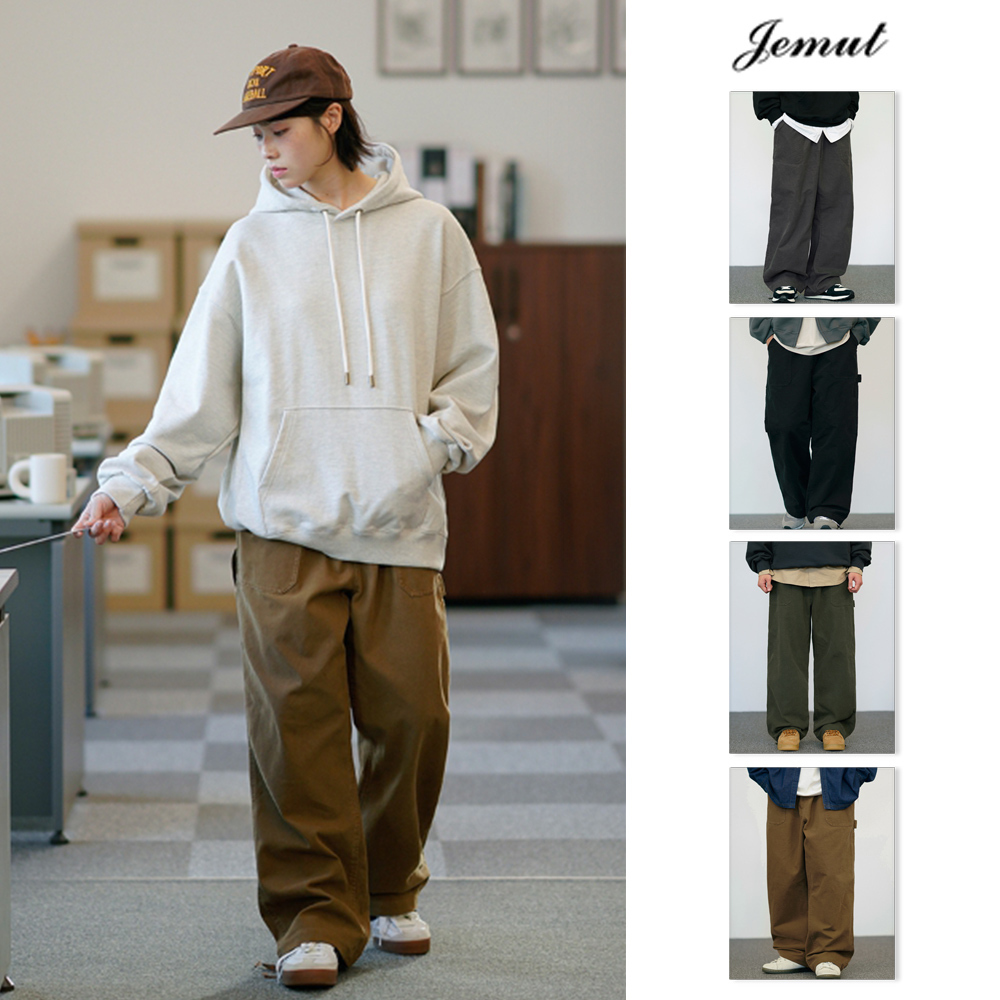 【JEMUT】24FW★ Vain Fatigue Carpenter Banding Pants