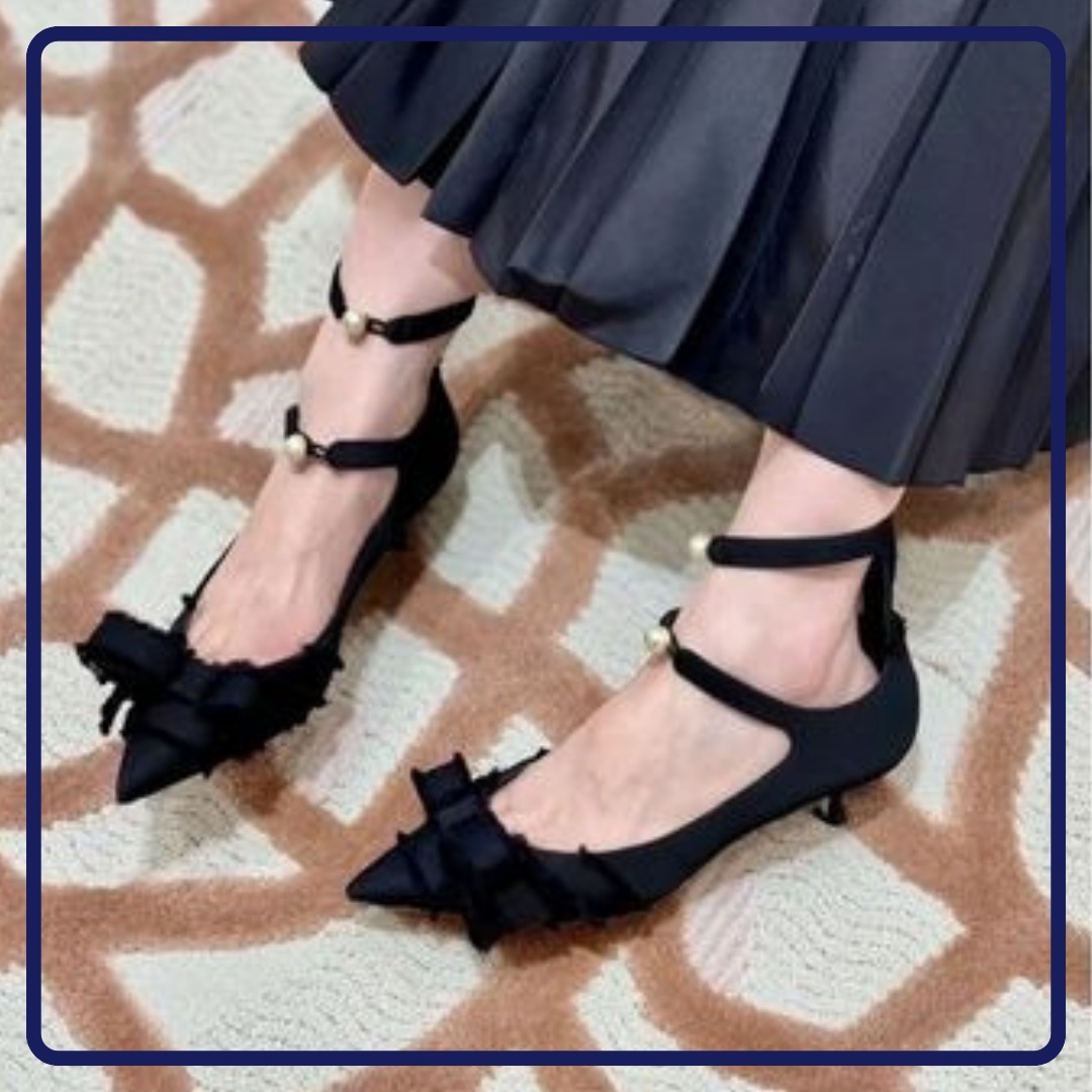 上品な可愛さ♪】DIOR パンプス