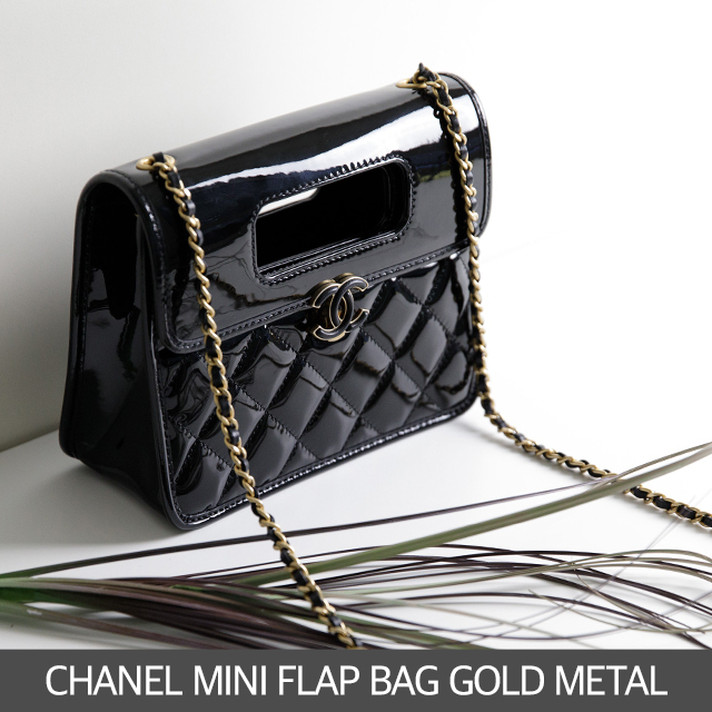 【CHANEL】シャネル トップハンドル ミニ フラップバック