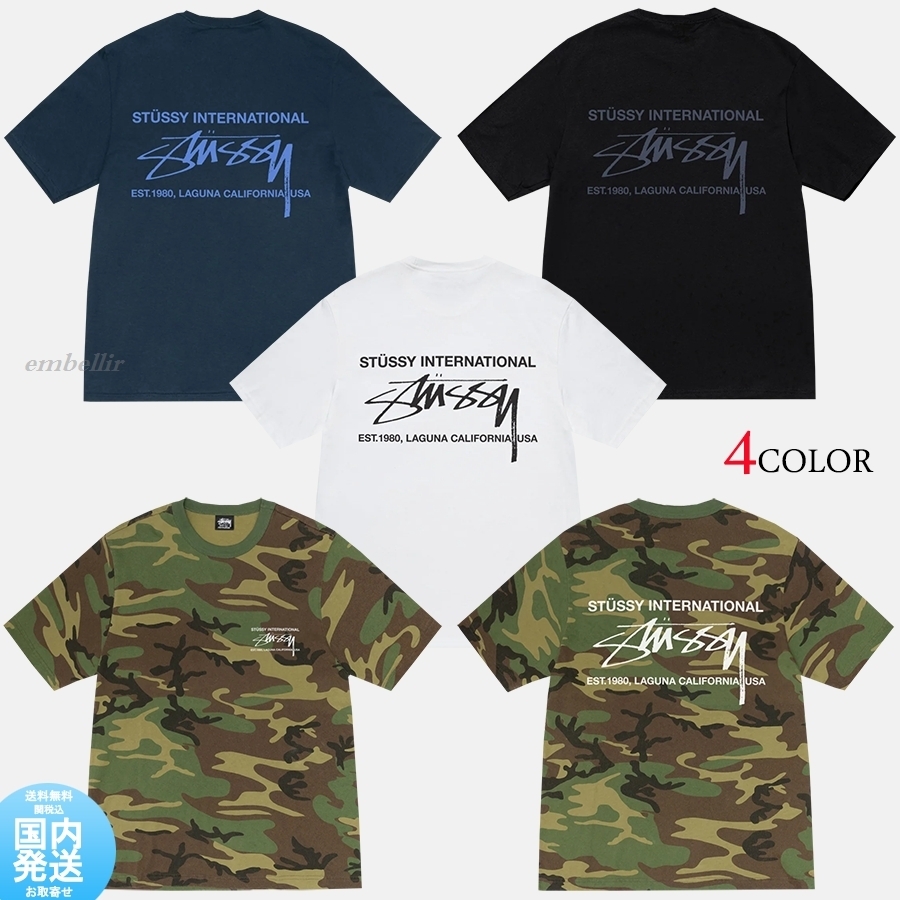 国内発送 送料関税込 日本完売 STUSSY SMOOTH INTERNATIONAL TEE