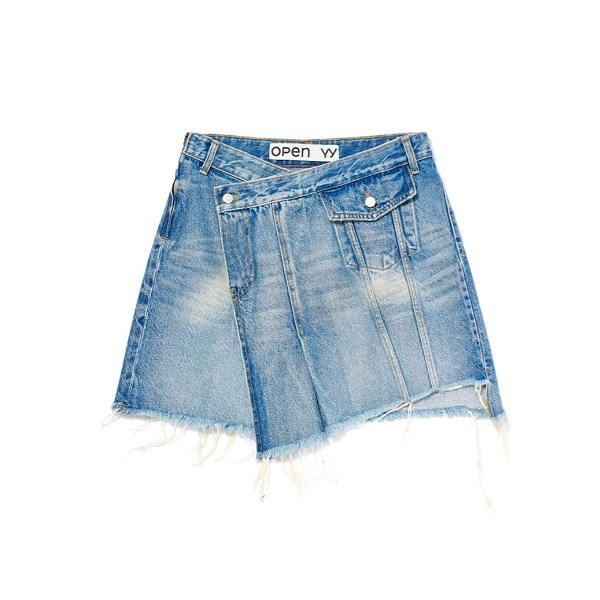 スカート TheOpen Product WRAP DENIM SKIRT 4BNY156 TheOpen Product WRAP DENIM SKIRT 4BNY156 (OPEN YY_TheOpen