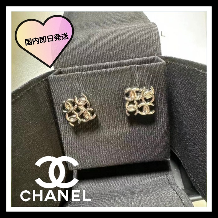 【国内即日発送/24-25 AW 新作♪】CHANEL CCロゴ ピアス