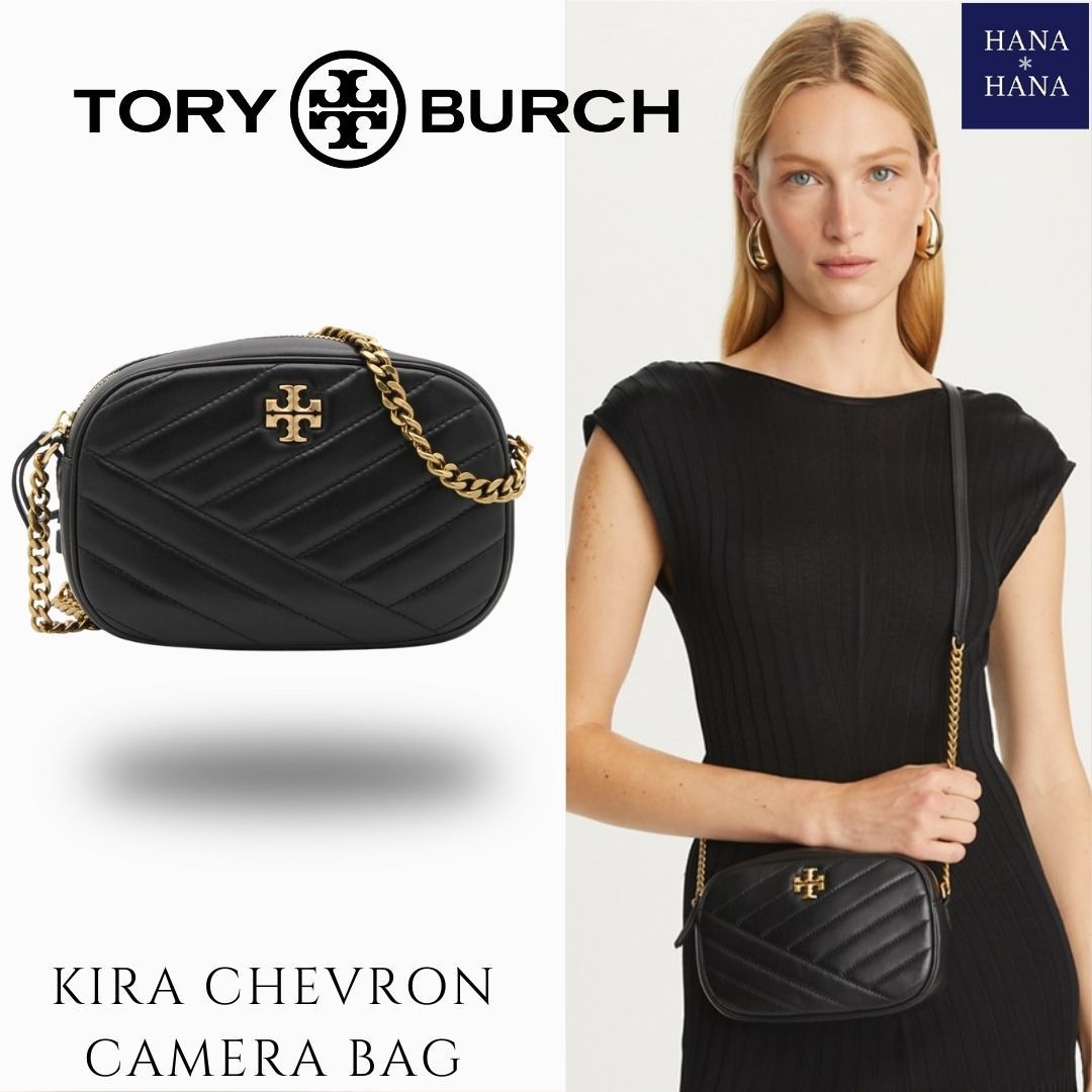 TORYBURCH トリバーチ キラ シェブロン カメラバック ショルダー