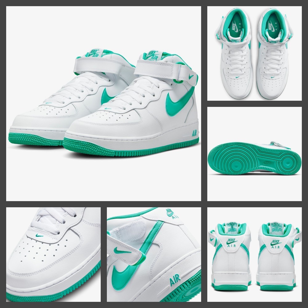 【Nike】◆エアフォース 1ミッド '07 Clear Jade◆大人気◆