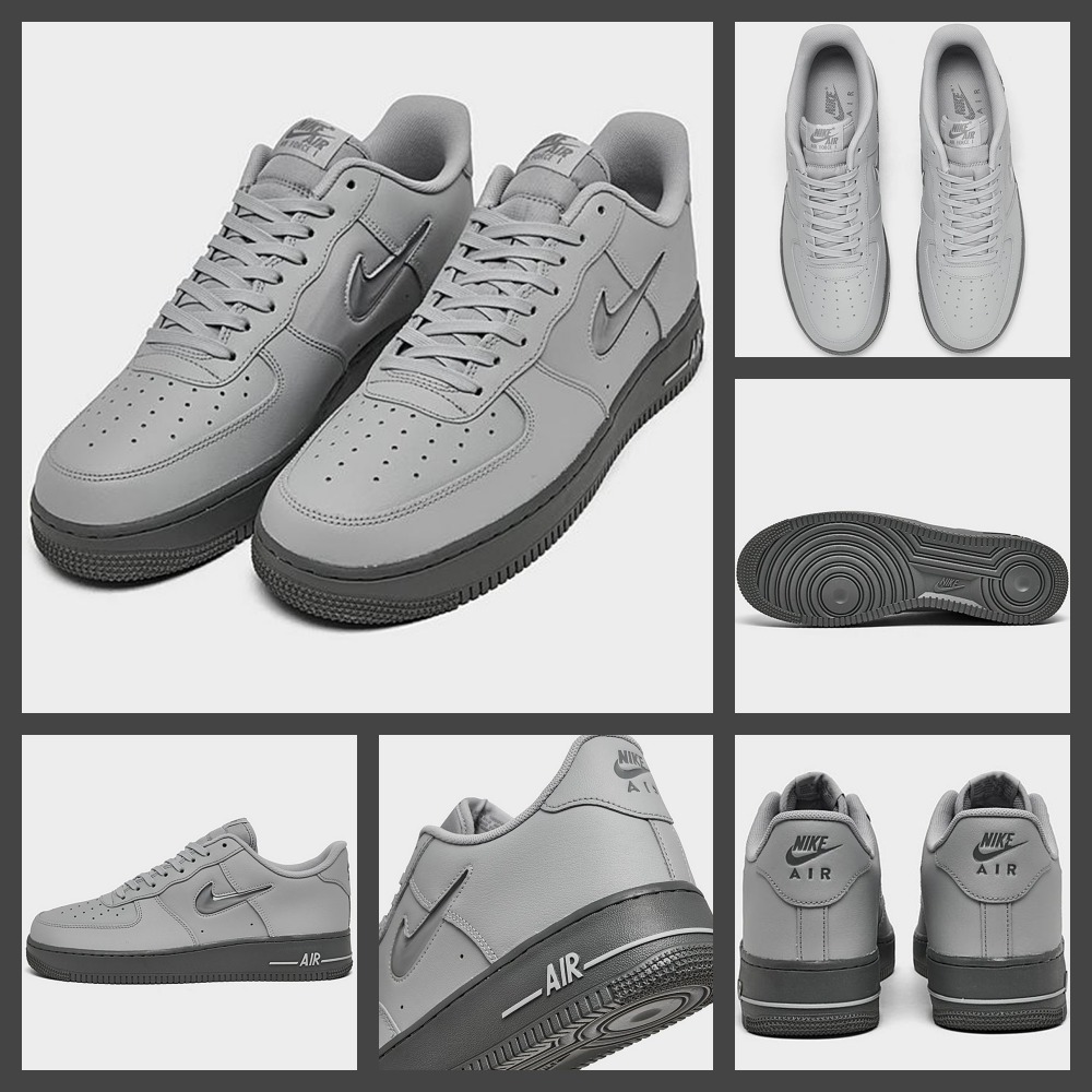 【NIKE】◆MENS◆AIR FORCE 1 JEWEL CASUAL SHOES◆Wolf Grey◆