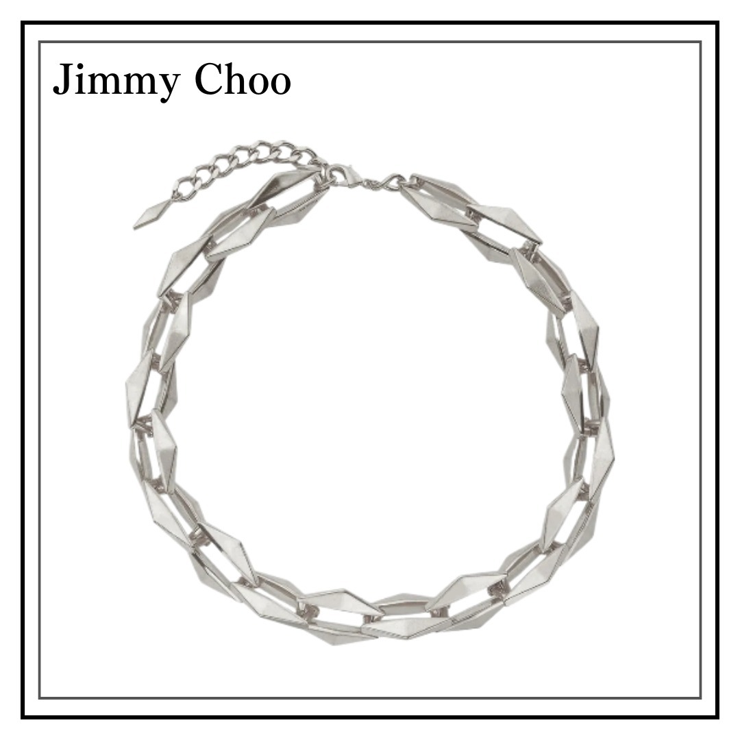 Jimmy Choo ダイヤモンドチェーンブレスレット