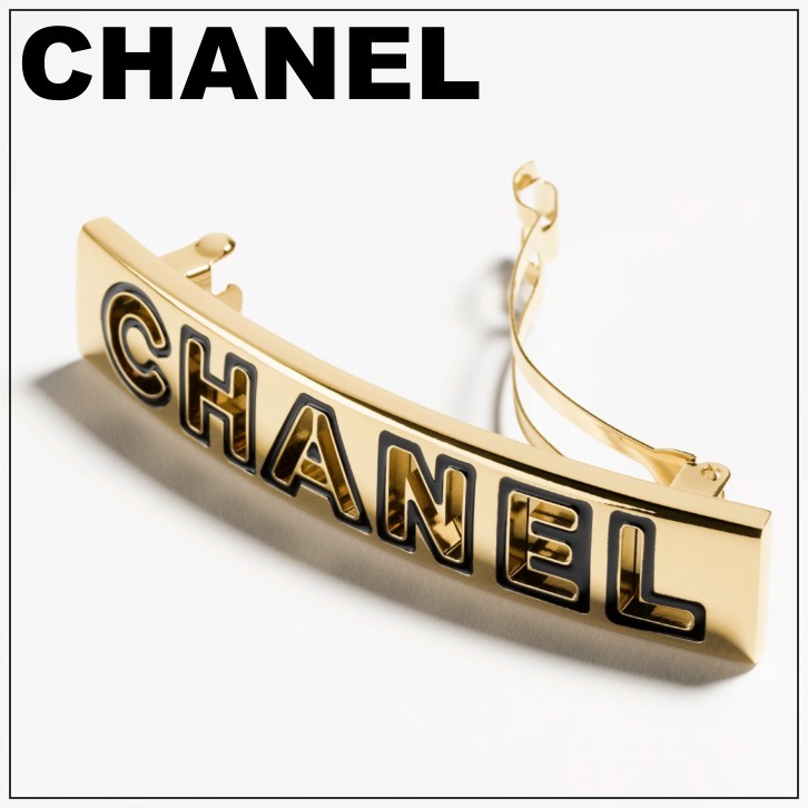 CHANEL 24A《メタルの存在感♪》ヘアクリップ バレッタ