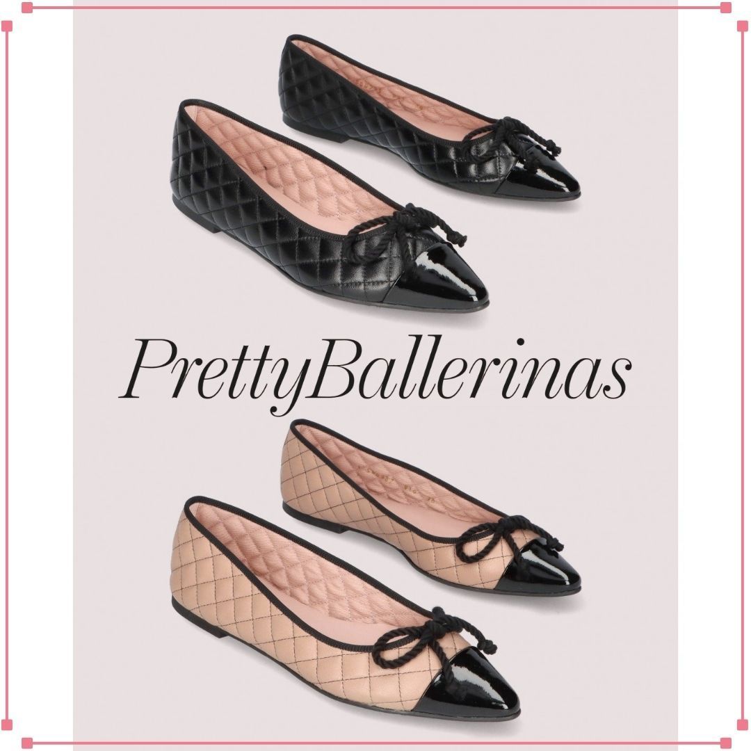 PrettyBallerinas TYRA パテント レザーキルト