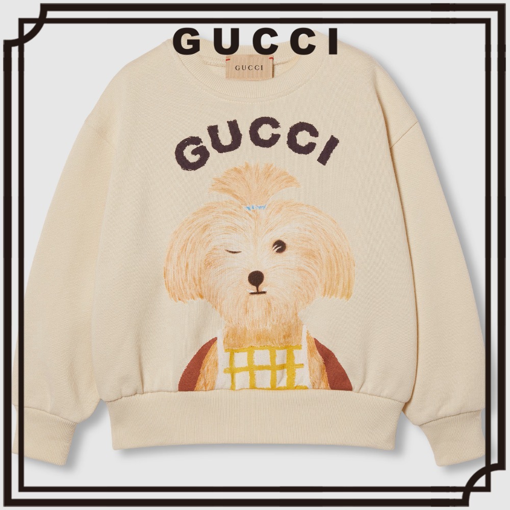 GUCCI テディベアプリント スウェット XSサイズ