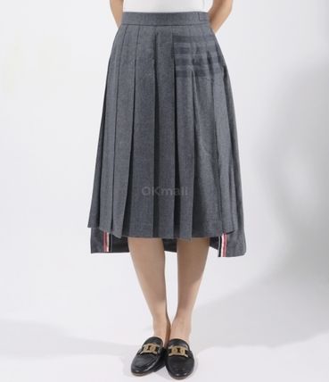 【関税負担なし】 THOM BROWNE ミニ スカート - ダークグレー 韓国 THOM BROWNE(トムブラウン) ミニスカート(レディース